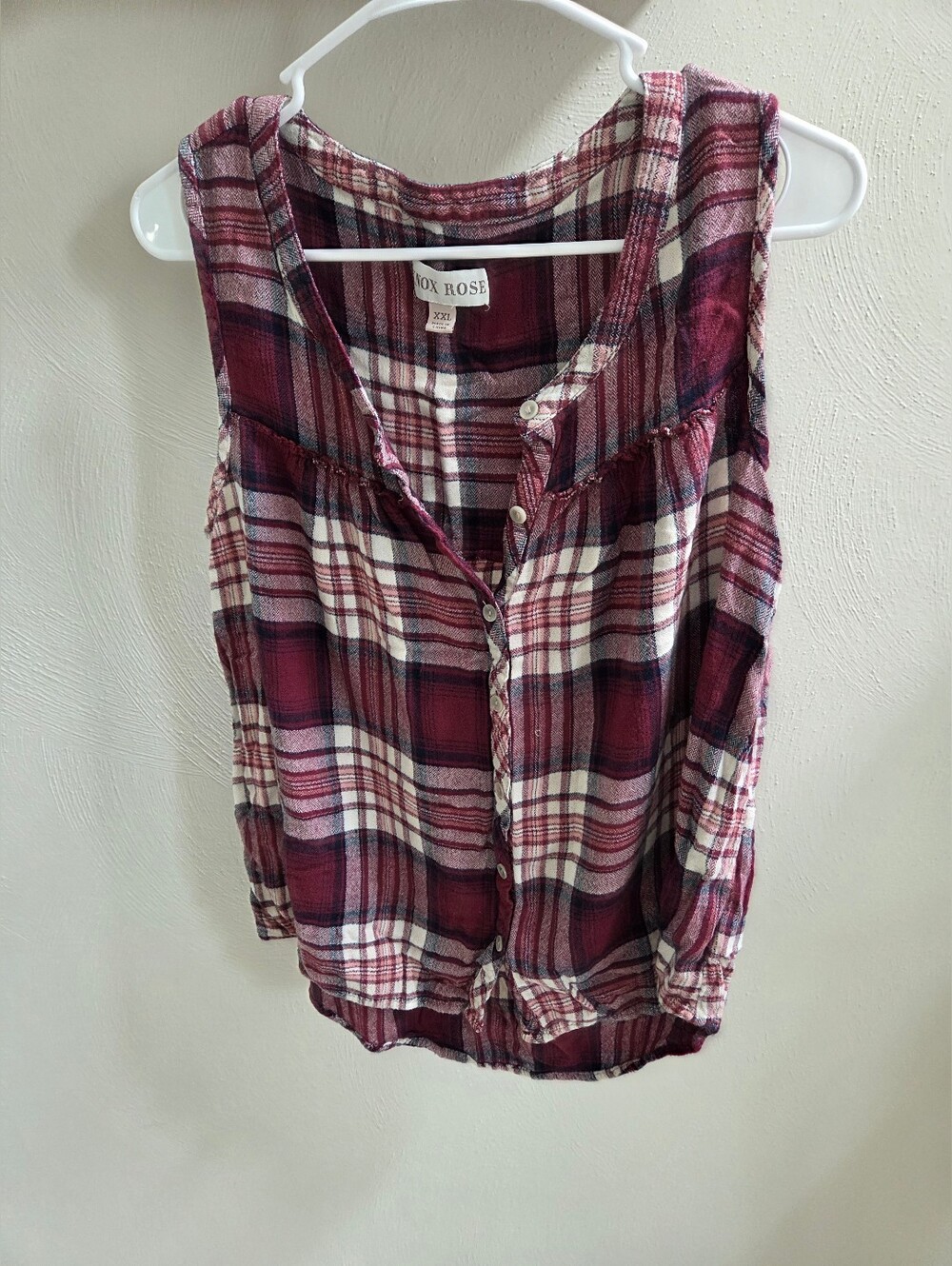 Knox Rose Plaid Blouse